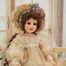 20-Inch Handcrafted Bisque Vintage Palace-Style Porcelain Doll